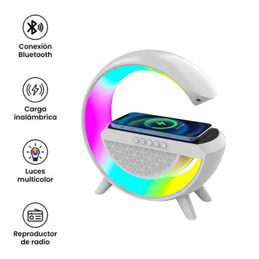 Lampara Reloj TimeX RGB – Lámpara Reloj LED Multicolor con Iluminación Ambiental Inteligente